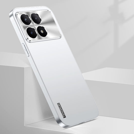 For Xiaomi Redmi K70 Streamer Series Micro Frosted Metal Paint PC Phone Case(Silver) - K70 Cases by buy2fix | Online Shopping UK | buy2fix