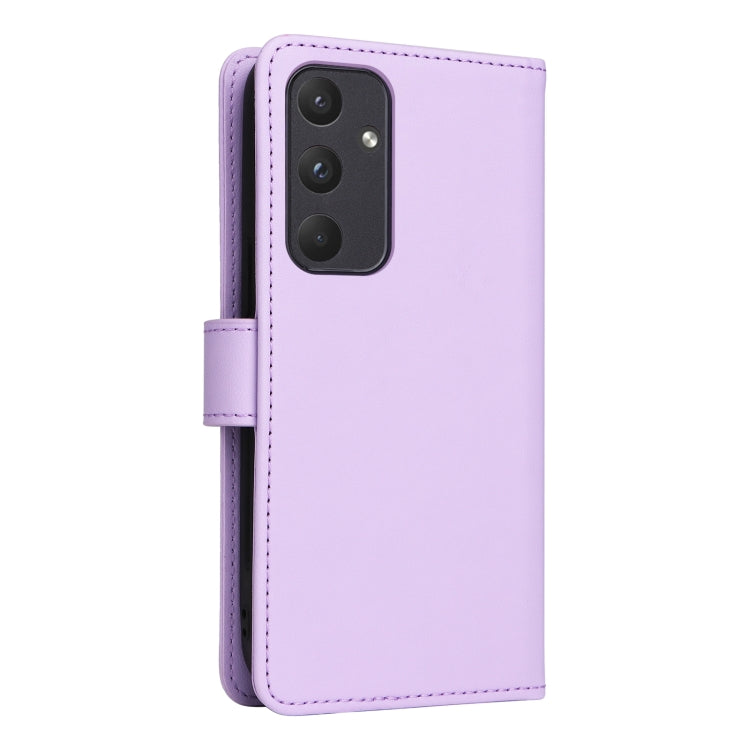 For Samsung Galaxy A55 BETOPNICE BN-005 2 in 1 Detachable Imitate Genuine Leather Phone Case(Light Purple) - Galaxy Phone Cases by BETOPNICE | Online Shopping UK | buy2fix