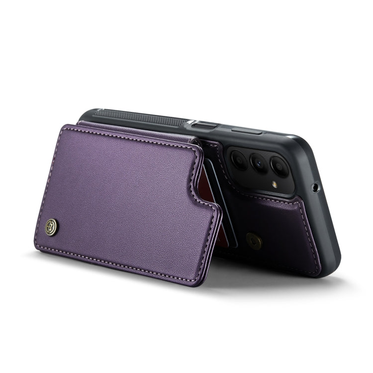 For Samsung Galaxy A13 5G CaseMe C22 Card Slots Holder RFID Anti-theft Phone Case(Purple) - Galaxy Phone Cases by CaseMe | Online Shopping UK | buy2fix