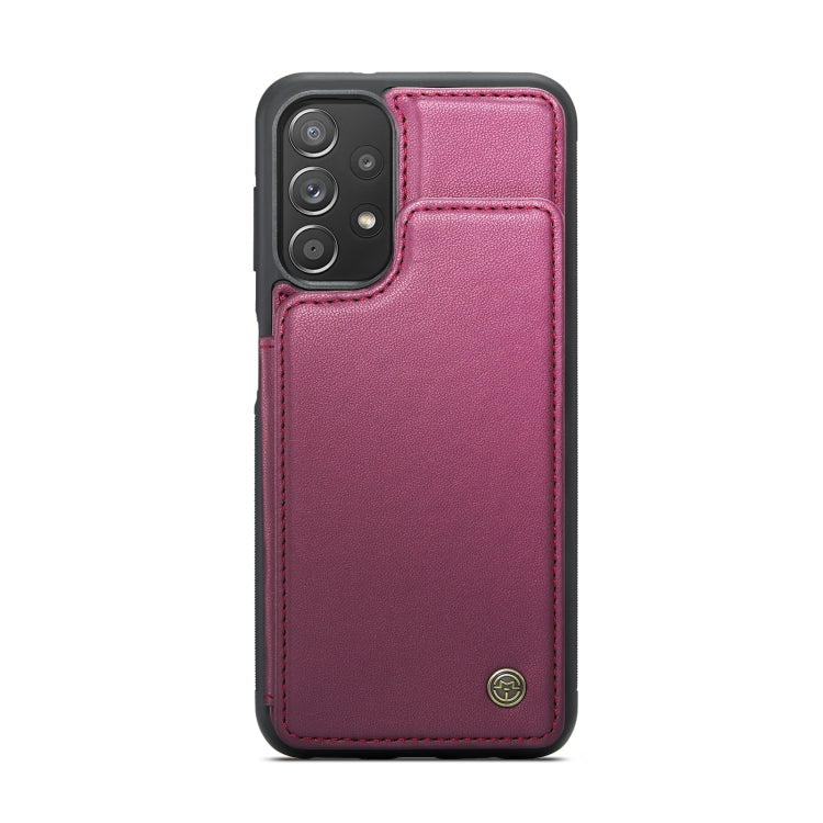 For Samsung Galaxy A52 4G/5G/A52s 5G CaseMe C22 Card Slots Holder RFID Anti-theft Phone Case(Wine Red) - Galaxy Phone Cases by CaseMe | Online Shopping UK | buy2fix