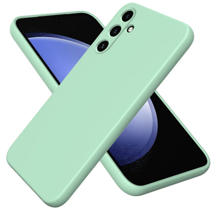 For Samsung Galaxy A15 4G / A15 5G Pure Color Liquid Silicone Shockproof Full Coverage Phone Case(Green) - Galaxy Phone Cases by buy2fix | Online Shopping UK | buy2fix