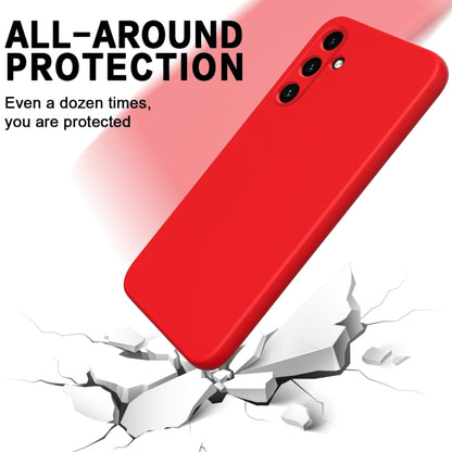 For Samsung Galaxy A15 4G / A15 5G Pure Color Liquid Silicone Shockproof Full Coverage Phone Case(Red) - Galaxy Phone Cases by buy2fix | Online Shopping UK | buy2fix