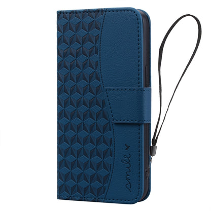For Samsung Galaxy S23 5G Diamond Buckle Leather Phone Case with Lanyard(Royal Blue) - Galaxy S23 5G Cases by buy2fix | Online Shopping UK | buy2fix