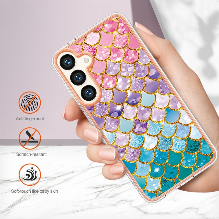 For Samsung Galaxy S24 5G Electroplating IMD TPU Phone Case(Colorful Scales) - Galaxy S24 5G Cases by buy2fix | Online Shopping UK | buy2fix