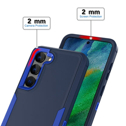 For Samsung Galaxy S25 Ultra / S24 Ultra 5G Magnetic 2 in 1 PC Hybrid TPU Phone Case(Royal Blue+Dark Blue) - Galaxy S24 Ultra 5G Cases by buy2fix | Online Shopping UK | buy2fix