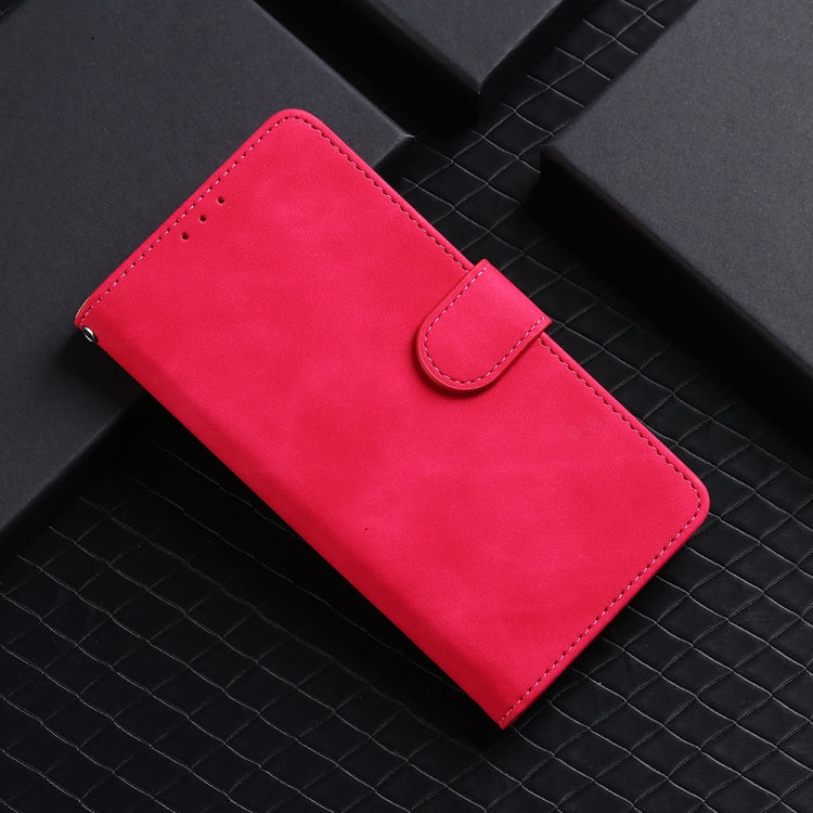 For Sony Xperia 1 VI 2024 Skin Feel Magnetic Flip Leather Phone Case(Rose Red) - Sony Cases by buy2fix | Online Shopping UK | buy2fix