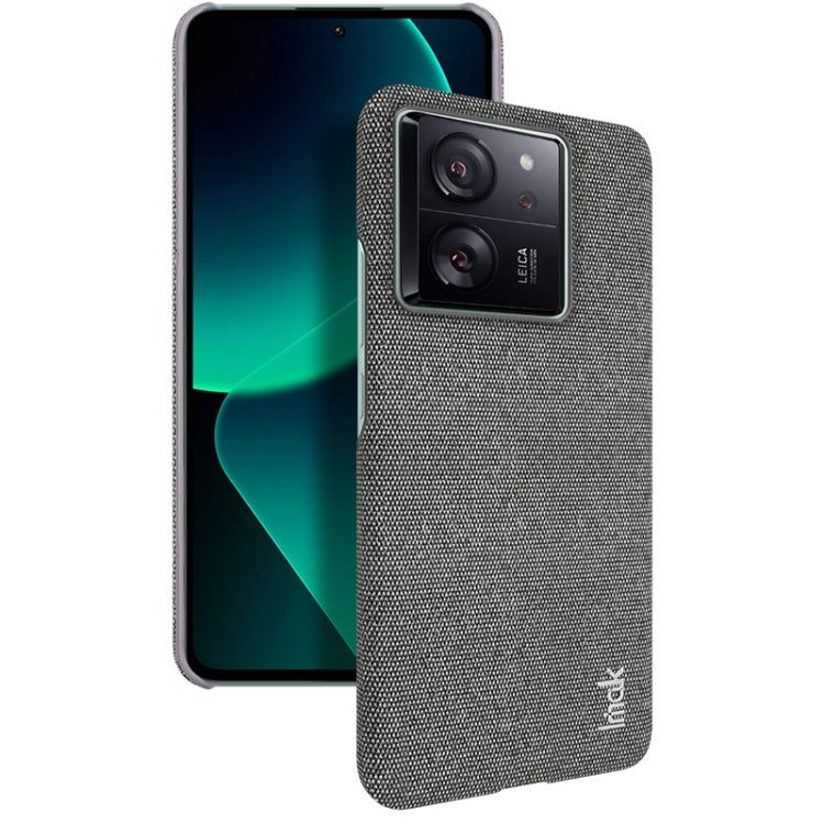 For Xiaomi 13T 5G / 13T Pro 5G imak Ruiyi Series Cloth Texture PU + PC Phone Case(Dark Grey) - Xiaomi Cases by imak | Online Shopping UK | buy2fix