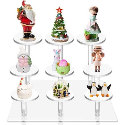 YX067 Acrylic Square Decoration Cupcake Stand - Storage Boxes by buy2fix | Online Shopping UK | buy2fix