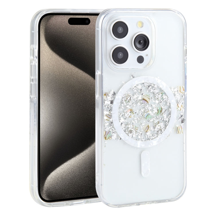 For iPhone 15 Pro DFANS DESIGN Magsafe Magnetic Starlight Shining Phone Case(Silver Foil Shell) - iPhone 15 Pro Cases by DFANS DESIGN | Online Shopping UK | buy2fix