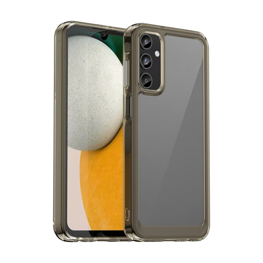 For Samsung Galaxy A05s Colorful Series Acrylic Hybrid TPU Phone Case(Transparent Grey) - Galaxy Phone Cases by buy2fix | Online Shopping UK | buy2fix