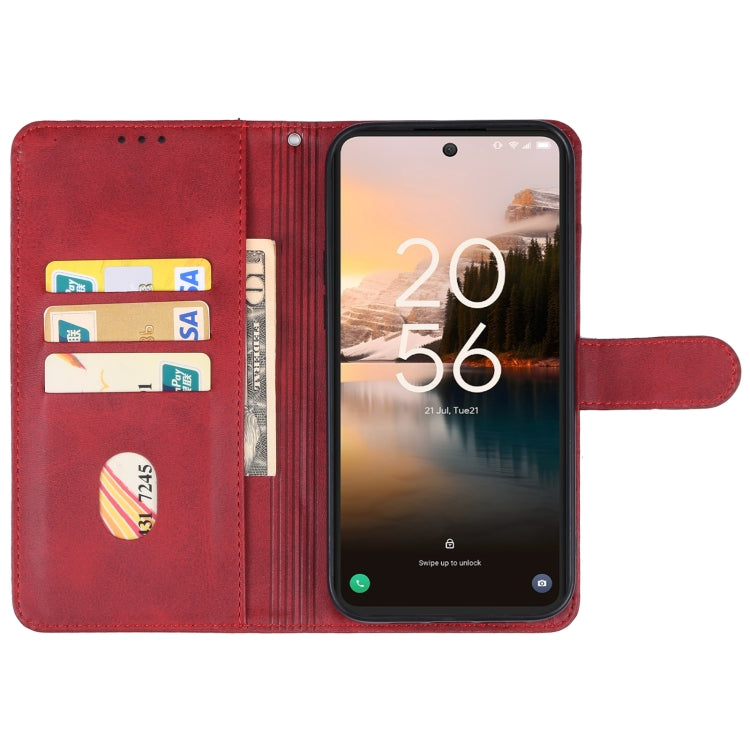 For TCL 40 NXTpaper 4G Leather Phone Case(Red) - More Brand by buy2fix | Online Shopping UK | buy2fix