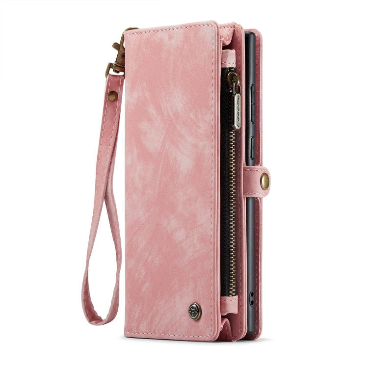 For Samsung Galaxy Note20 CaseMe-008 Detachable Multifunctional Horizontal Flip Leather Case with Card Slot & Holder & Zipper Wallet & Photo Frame (Pink) - Galaxy Note20 Cases by CaseMe | Online Shopping UK | buy2fix