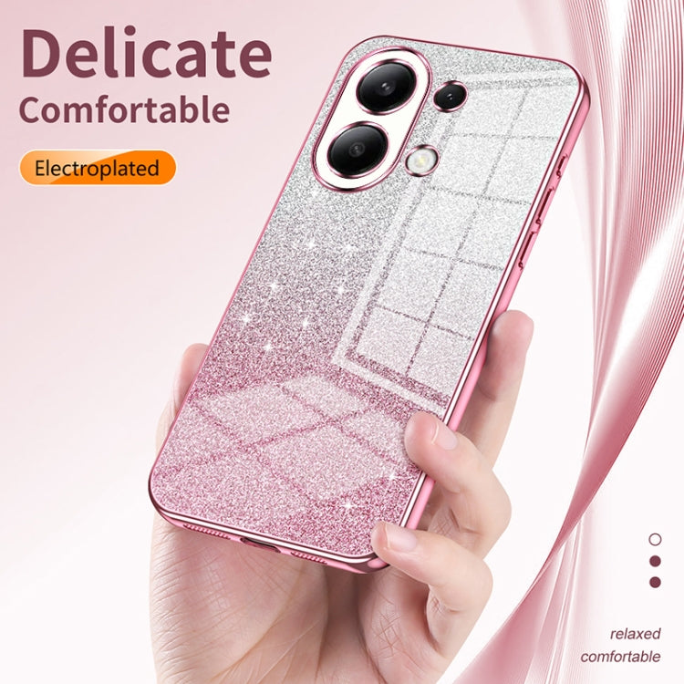 For Xiaomi Redmi Note 8 Pro Gradient Glitter Powder Electroplated Phone Case(Green) - Xiaomi Cases by buy2fix | Online Shopping UK | buy2fix