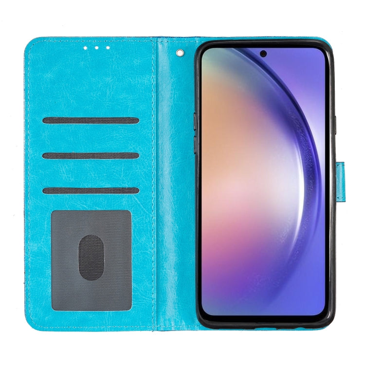 For Blackview A55 Pro Glitter Powder Flip Leather Phone Case(Blue) - More Brand by buy2fix | Online Shopping UK | buy2fix