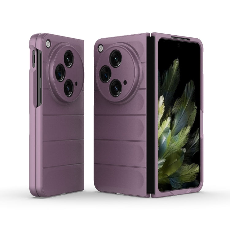 For OPPO Find N3 Magic Shield Fold PC Shockproof Phone Case(Purple) - Find N3 Cases by buy2fix | Online Shopping UK | buy2fix