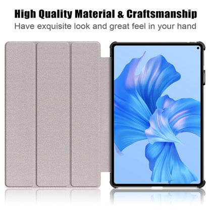 For Huawei MatePad Pro 11 2024 / 2022 Coloured Drawing 3-Fold Smart Leather Tablet Case(Milky Way) - Huawei by buy2fix | Online Shopping UK | buy2fix