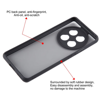 For OPPO A2 Pro Fine Pore Matte Black TPU + PC Phone Case - A2 Pro Cases by buy2fix | Online Shopping UK | buy2fix