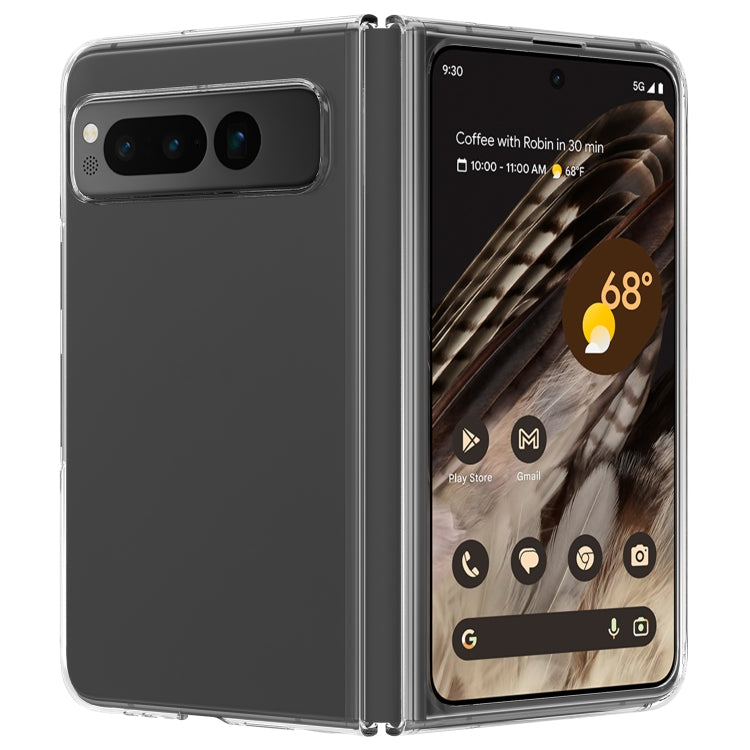 For Google Pixel Fold Scratchproof PC Transparent Phone Case - Google Cases by buy2fix | Online Shopping UK | buy2fix