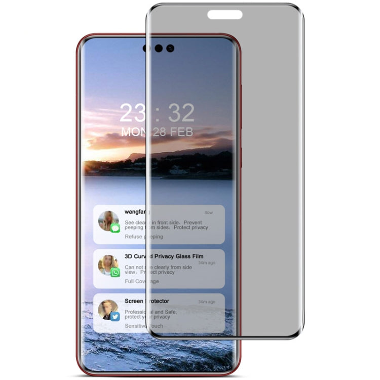 For Huawei Mate 60 RS Ultimate IMAK 3D Curved Privacy Anti-glare Tempered Glass Film - Huawei Tempered Glass by imak | Online Shopping UK | buy2fix