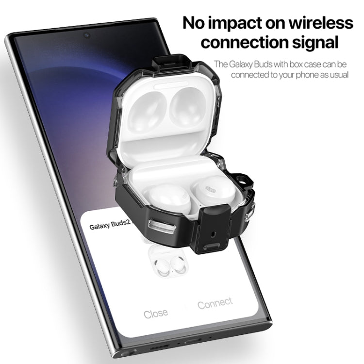 For Samsung Galaxy Buds 2/2 Pro / Buds FE DUX DUCIS SECE Series TPU + PC Wireless Earphones Protective Case(Black) - Samsung Earphone Case by DUX DUCIS | Online Shopping UK | buy2fix