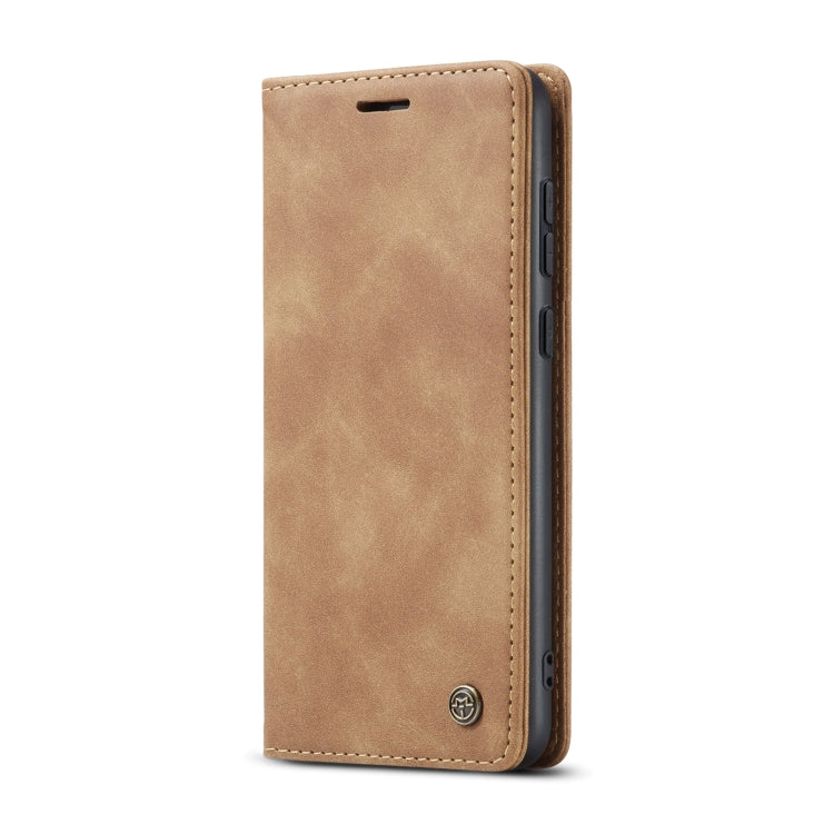 For OnePlus 12 CaseMe 013 Retro Frosted Flip Leather Phone Case(Brown) - OnePlus Cases by CaseMe | Online Shopping UK | buy2fix