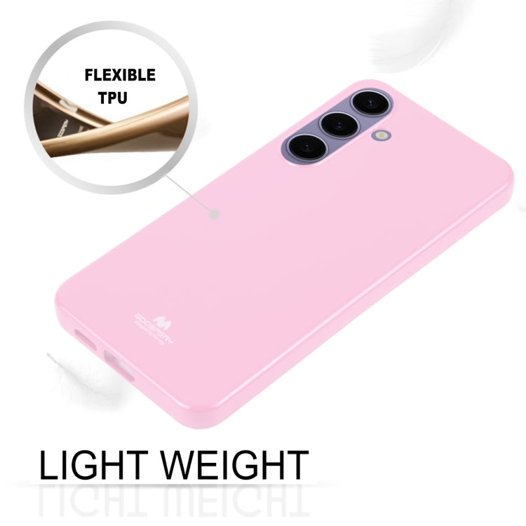 For Samsung Galaxy S24 5G GOOSPERY PEARL JELLY Shockproof TPU Phone Case(Pink) - Galaxy S24 5G Cases by GOOSPERY | Online Shopping UK | buy2fix