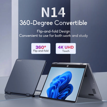 Ninkear N14 Yoga 14 inch Laptop, 16GB+1TB, Windows 11 Home Intel Alder Lake-N95 4K UHD Touch Screen(US Plug) - Others by buy2fix | Online Shopping UK | buy2fix