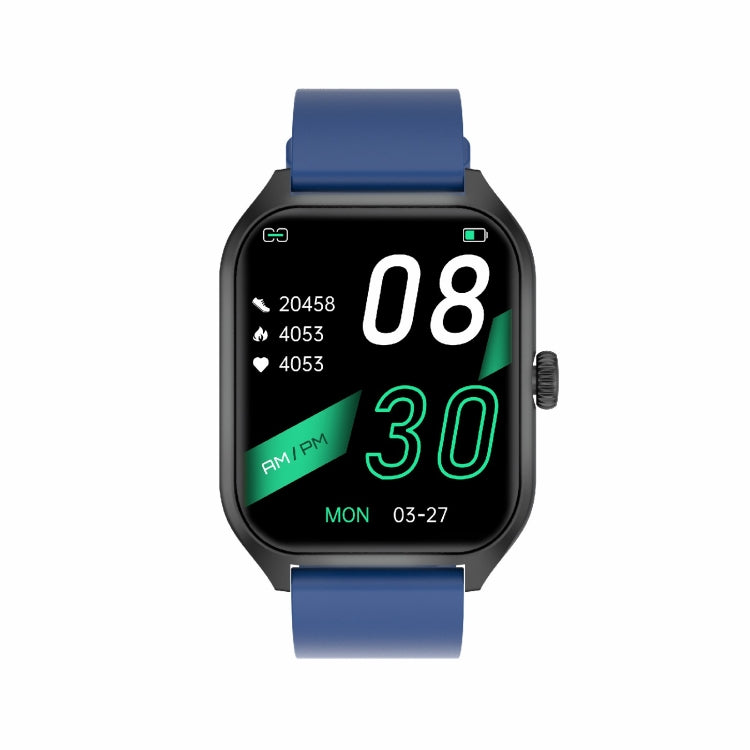 Qx5 1.96 inch BT5.2 Smart Sport Watch, Support Bluetooth Call / Sleep / Blood Oxygen / Temperature / Heart Rate / Blood Pressure Health Monitor(Blue) - Smart Watches by buy2fix | Online Shopping UK | buy2fix