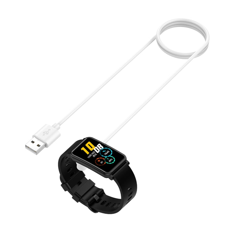 For Samsung Galaxy Fit 3 Watch Magnetic Charging Cable With Chip Protection, Length: 1m(White) - Charger by buy2fix | Online Shopping UK | buy2fix