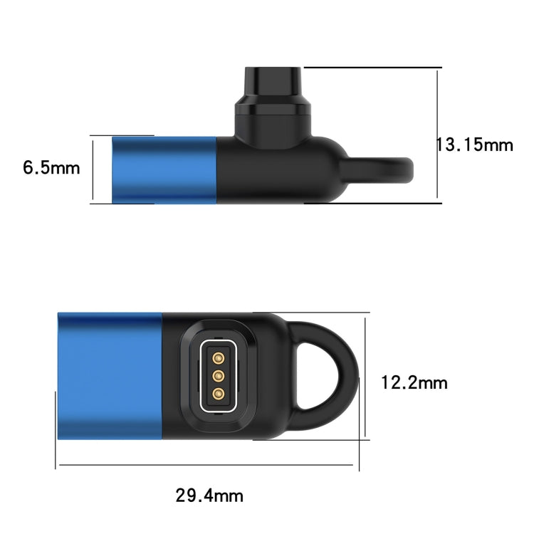 For Coros Apex 2 / Apex 2 Pro USB-C / Type-C Interface Smart Watch Charging Adapterr - Charger by buy2fix | Online Shopping UK | buy2fix