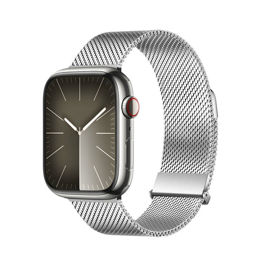 For Apple Watch Series 4 40mm DUX DUCIS Milanese Pro Series Stainless Steel Watch Band(Silver) - Watch Bands by DUX DUCIS | Online Shopping UK | buy2fix