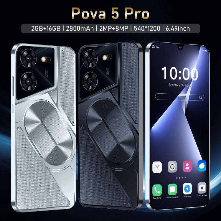 Pova 5 Pro / X15, 2GB+16GB, 6.49 inch Face Identification Android 8.1 MTK6580A Quad Core, Network: 3G, Dual SIM(Silver) -  by buy2fix | Online Shopping UK | buy2fix