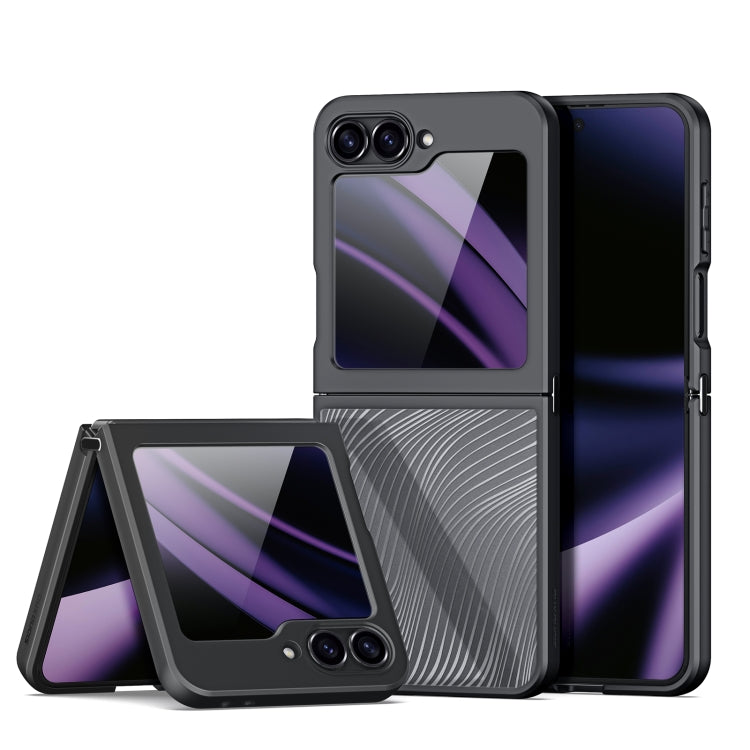 For Samsung Galaxy Z Flip6 5G DUX DUCIS Aimo Series  Frosted Feel Phone Case(Black) - Galaxy Z Flip6 5G Cases by DUX DUCIS | Online Shopping UK | buy2fix