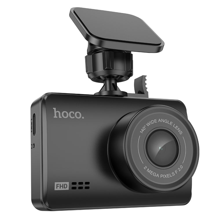 hoco DV2 Driving Recorder with 2.45 inch Screen Display(Black) - Car DVRs by hoco | Online Shopping UK | buy2fix