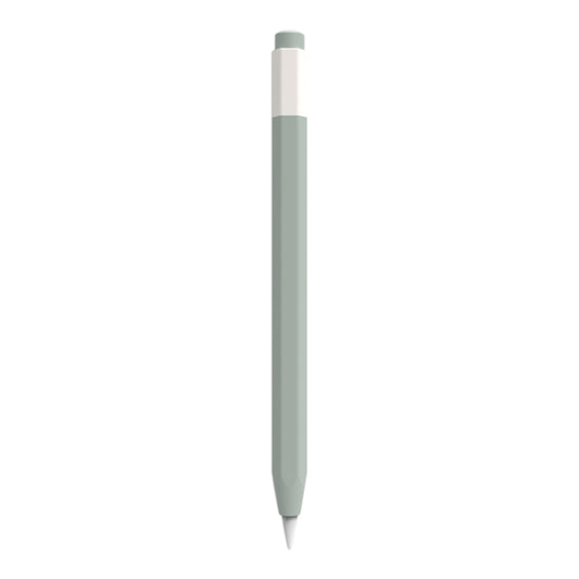 For Apple Pencil USB-C Pencil Style Liquid Silicone Stylus Case(Green) - Pencil Accessories by buy2fix | Online Shopping UK | buy2fix