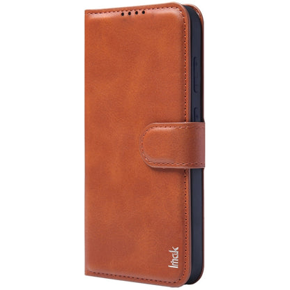 For Samsung Galaxy S24 5G IMAK Count Series Flip Leather Phone Case(Brown) - Galaxy S24 5G Cases by imak | Online Shopping UK | buy2fix