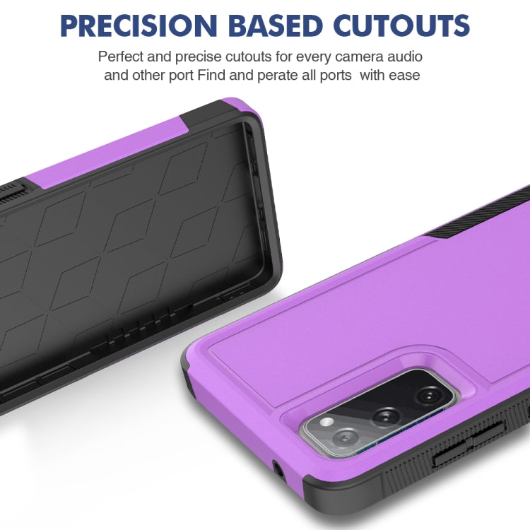 For Samsung Galaxy S20 FE 2 in 1 PC + TPU Phone Case(Purple) - Galaxy S20 FE Cases by buy2fix | Online Shopping UK | buy2fix