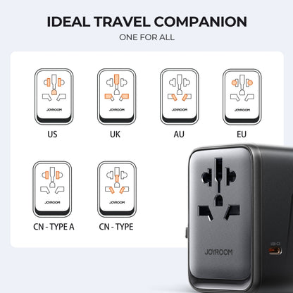 JOYROOM JR-TCW02 65W Universal Travel Adapter(Black) - USB Charger by JOYROOM | Online Shopping UK | buy2fix