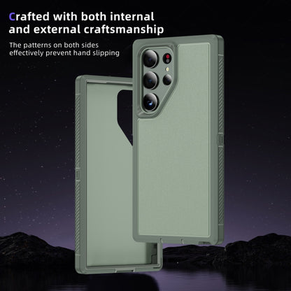 For Samsung Galaxy S23 Ultra 5G Guard Life Waterproof Frosted Phone Case(Green) - Galaxy S23 Ultra 5G Cases by buy2fix | Online Shopping UK | buy2fix