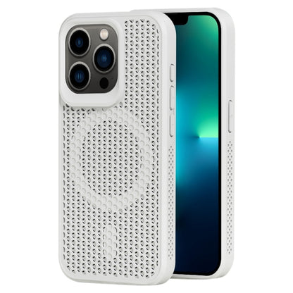 For iPhone 13 Pro Max MagSafe Magnetic Heat Dissipation Phone Case(White) - iPhone 13 Pro Max Cases by buy2fix | Online Shopping UK | buy2fix