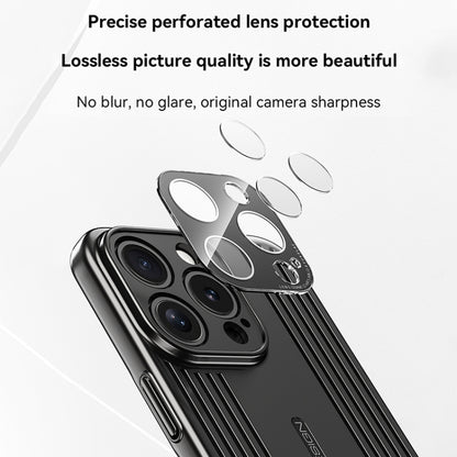 For iPhone 16 Pro Ice Sense Heat Dissipation Electroplating Frosted Phone Case(Dark Blue) - iPhone 16 Pro Cases by buy2fix | Online Shopping UK | buy2fix