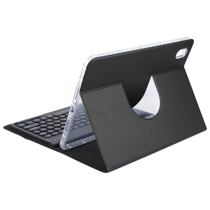 For Huawei MatePad Air 11.5 Round Button Bluetooth Keyboard Rotatable Holder Leather Case(Black) - Huawei Keyboard by buy2fix | Online Shopping UK | buy2fix