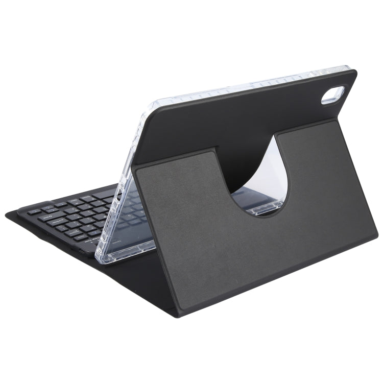 For Huawei MatePad Air 11.5 Square Button Bluetooth Keyboard Rotatable Holder Leather Case(Black) - Huawei Keyboard by buy2fix | Online Shopping UK | buy2fix