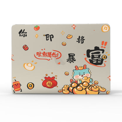 For MacBook Pro 15.4 A1707 / A1990 UV Printed Pattern Laptop Frosted Protective Case(DDC-1689) - MacBook Pro Cases by buy2fix | Online Shopping UK | buy2fix