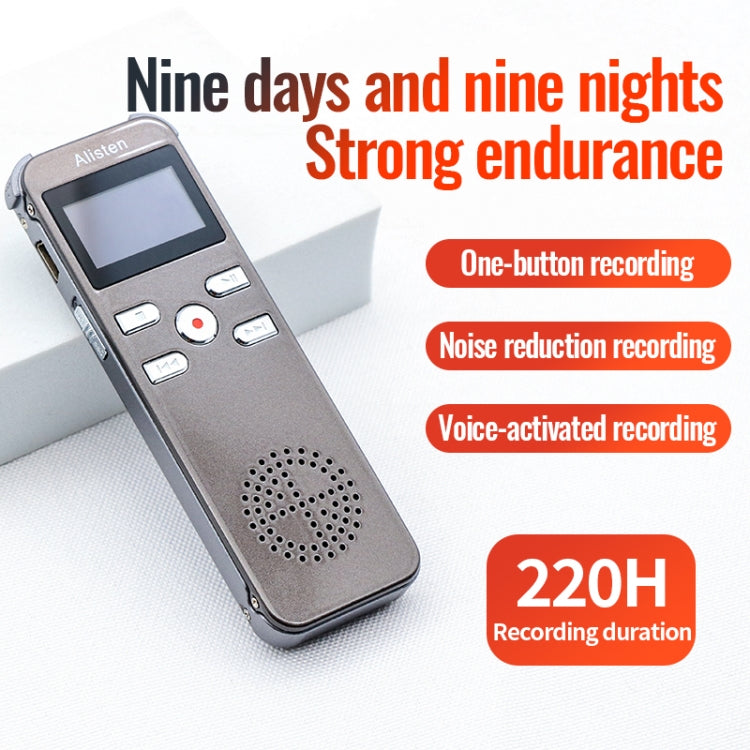 JNN X26 Mini Portable Voice Recorder with OLED Screen, Memory:16GB(Gold) - Recording Pen by JNN | Online Shopping UK | buy2fix