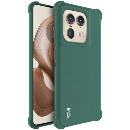 For Motorola Edge 50 Ultra 5G imak Shockproof Airbag TPU Phone Case(Matte Green) - Motorola Cases by imak | Online Shopping UK | buy2fix