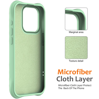 For iPhone 16 Pro Max Wave Texture MagSafe Magnetic Liquid Silicone Phone Case(Green) - iPhone 16 Pro Max Cases by buy2fix | Online Shopping UK | buy2fix