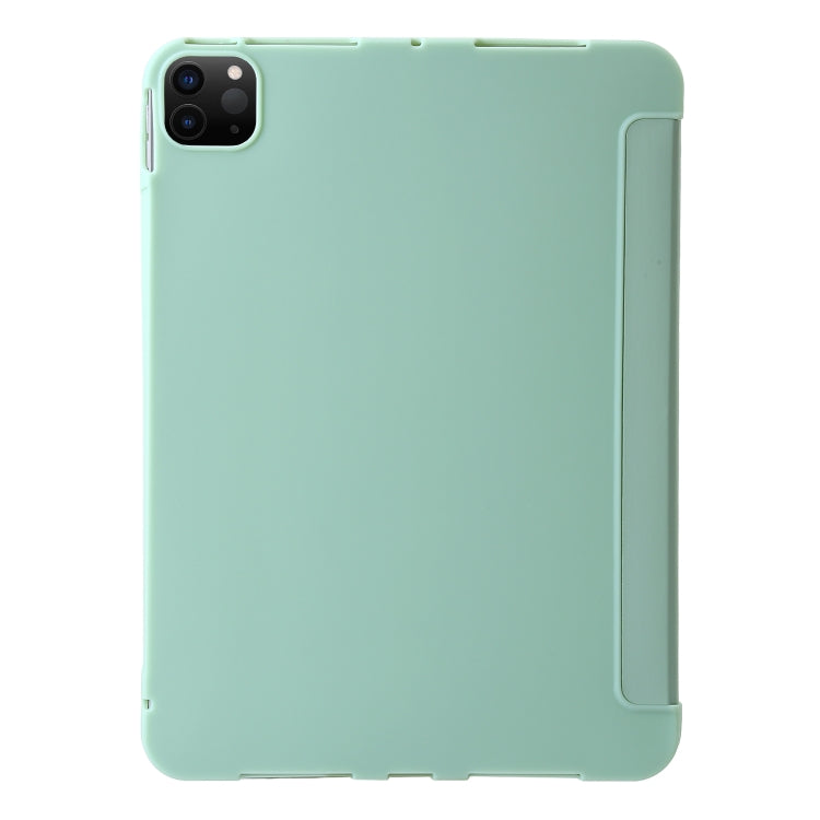 For iPad Pro 13 2024 TPU Deformation Flip Leather Tablet Case with Holder(Mint Green) - iPad Pro 13 2024 Cases by buy2fix | Online Shopping UK | buy2fix