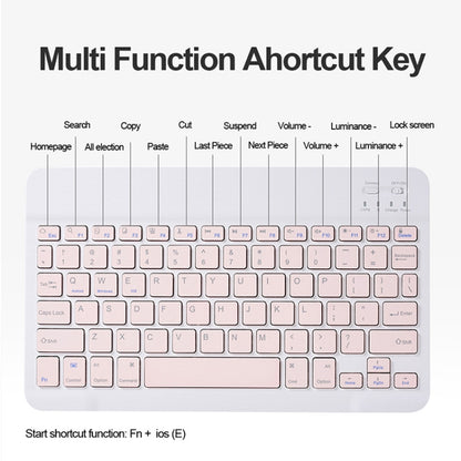 For Xiaomi Pad 6 / Pad 6 Pro 11 inch Round Cap Bluetooth Keyboard Tablet Leather Case with Pen Slot(Pink) - Others Keyboard by buy2fix | Online Shopping UK | buy2fix