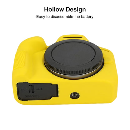 For Canon EOS R100 Glossy Soft Silicone Protective Case(Yellow) - Protective Case by buy2fix | Online Shopping UK | buy2fix